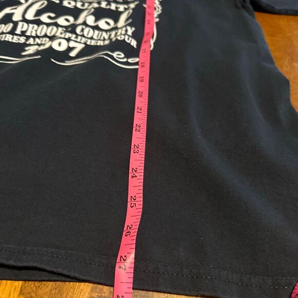 Brad Paisley 2007 Double Sided Alcohol Tour T Shirt Gildan Mens Shirt Sz L - Picture 7 of 7